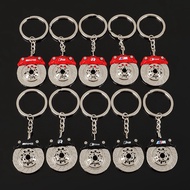 Hot Sale M Tricolor Sports Logo Keychain Sline AMG R Car Modified Brake Disc Disc Brake Keychain Pen