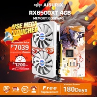 AISURIX RX6500XT 4GB Graphics Card AMD RX 6600xt 8GB GDDR6 Video Card GPU For Gaming Working