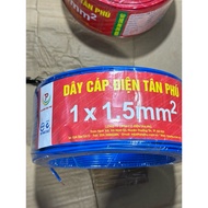 Single copper core wire 1x1.5mm2 100M