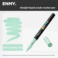 ENMY 1/24/60 Colors Direct Liquid Acrylic Soft Tip Non-Transparent Blendable Art Markers School Supp