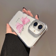 Cute Pink Bow Phone Case For Motorola Moto E22i E20 E30 E13 G60 G54 G34 G13 G23 G10 G20 G30 G04 G04S