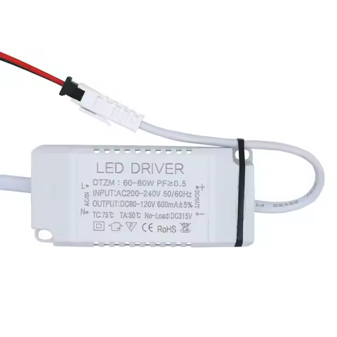 LED Driver 30-50W 60-80W LED Driver 460mA 600mA Light LED Transformer AC200V Power Adapter DC80-147V