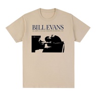 Bill Evans Vintage T-shirt Jazz Piano music 60s Cotton Men T