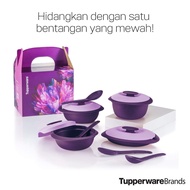 Tupperware Purple Royal Petit Serveware Set