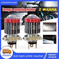 Lampu IBRIGHT Laser Kipas LED Utama Mobil R1-H4 Motor Laser Gun D2 Lasergun H4 Projector Premium Sup