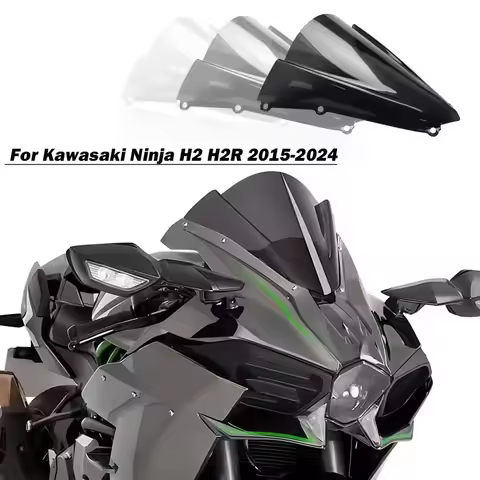 Motorcycle WindShield For Kawasaki Ninja H2 H2R 2015-2024 Windscreen Cover Motorcycle Accessories Wi