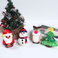 HOT SALE Santa Claus Funny Christmas Moose PU Slow Rebound Doll Creative Fun Soft Slow Rise Xmas Doll Decompression Toys Snowman Soft Doll Christmas Gift Ideas New Year 2024