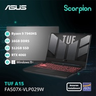 Asus TUF A15 FA507X-VLP029W Gaming Laptop（Aeon Credit Services-36 Monthly Installments）