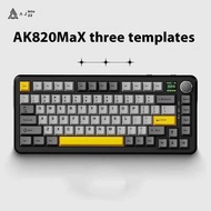 【High Quality】 Ajazz Ak820 Max Wired Keyboard Magnetic Switch/Tri Mode Hot Swap Rgb Custom With Scre