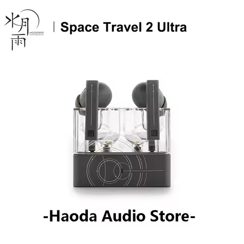 MOONDROP Space Travel 2 ULTRA TWS Ture Wireless Earphone Sport Earbuds Bluetooth 6.0 ANC LDAC 55ms L