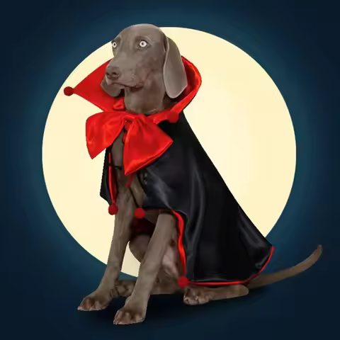 Stand-collar Halloween Pet Costume Adjustable Comfortable Cat Cosplay Cloak Bow Soft Fabric Kitten P