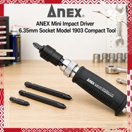 ANEX Mini Impact Driver 6.35mm Socket Model 1903 Compact Tool