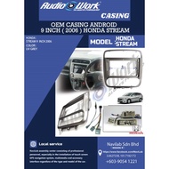 Honda Stream 2006 9" Android Player Casing (UV Grey)🔥Ready Stock🔥