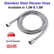 [Sg Seller] Stainless Steel shower hose 1.2m/1.5m &amp; bidet spray set