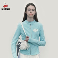 KIRSH [KIRSH] ช่อดอกไม้สาวนักขี่จักรยานเสื้อแจ็คเก็ตเทอร์รี่ฉัน24SS