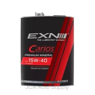 EXN ENGINE OIL CARIOS SAE 15W40 MINERAL API SM/CF ENGINE OIL 4L