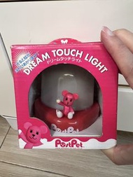Sony Post pet絕版  Postpet momo熊 bear 迷你公仔 擺設 figure 毛毛 Dream touch light 按壓 燈 座枱燈 擺設
