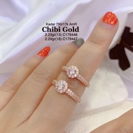 Cincin amero emas 750 kadar 17k C179446 #chibi