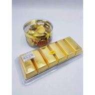ช็อกโกแลต ทองแท่ง เหรียญทอง ใหญ่ ตรุษจีน Chocolate Coin ทองแท่ง ของขวัญ ของชำร่วย ขนมโบราณ ของแต่งเค้ก