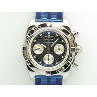 DL CHRONOMAT B01 AB0110 CHRONO SS GF 1T01 BEST EDITION BLACK DIAL ON SS BRACELET A7750