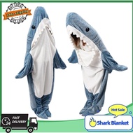 【 stock】shark costume/Ikea Shark blanket/shark Onesie/shark suit/shark blanket hoodie/shark pajama