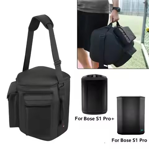 Travel Carrying Case with Shoulder Strap Storage Bag Protective Case for Bose S1 Pro/S1 Pro+ Portabl