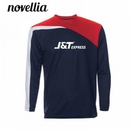Preparing to deliver J&T Express Rider JNT clothing, delivering ultra-fine fiber long sleeved T-shir