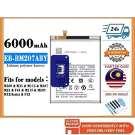 BSS Compatible For SAM SM M21 SM-M215F M30s M307F M31 M315F EB-BM207ABY Bateri Battery Replacement 6