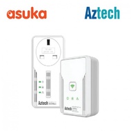 Aztech HL117EP + HL117EW Starter Kit 500Mbps HomePlug AV Ethernet