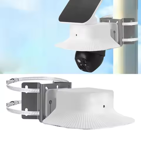 Weatherproof Metal Corner Mount For Eufy SoloCam S340 Adjustable Mounting Bracket For Wireless Secur