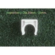 PVC CONDUIT FITTING SPRING / SADDLE / U CLIP 20MM 3/4" & 25MM 1"