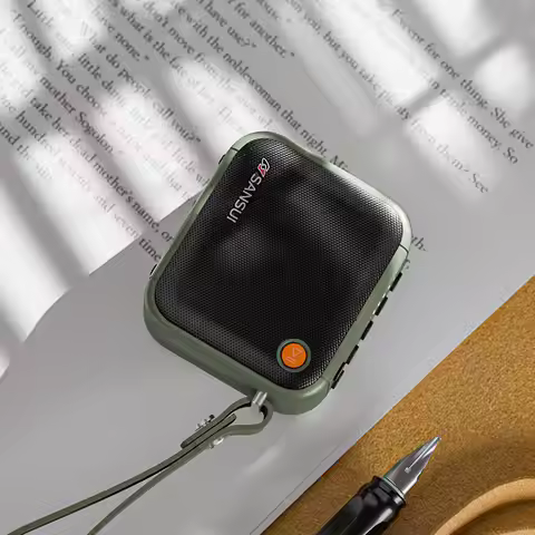 Sansui F39 Mini Wireless Bluetooth HIFI Speaker StereoTWS Bass Full Band Radio MP3 Music Player Syst