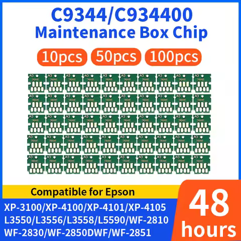 C9344 Maintenance Box Tank Chip For Epson L3560 L3550 L5590 XP-4100 XP-4105 XP-2100 2105 XP-3100 XP-