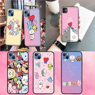 soft black iPhone 11 11 Pro 11 Pro Max 12 Pro 12 Pro Max 15 Plus 15 Pro max BTS BT21 phone case