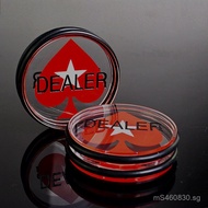 Dealer's Position in Card Games DEALER Slot Code Poker button Dezhou Brand Signage Indicator NPHM
