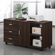 [48H Shipping] Under-desk file cabinet, office cabinet, wooden side cabinet with lock, office cabine