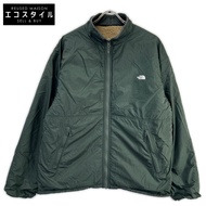 เสื้อแจ็คเก็ตผ้าฟลีซ The North Face NP72536 สี Khaki x Alpine แบบกลับด้านได้ ไซส์ L [มือสอง]