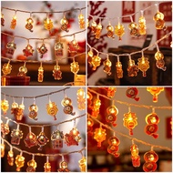 2025 New Year Light Fu Word String Lights Chinese New Year Pendant 新年裝飾
