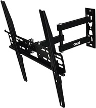 Global Electronics Tv Stand, Mount tv Stands, Wall Mount TV Bracket Full Motion, with Long Arm for Corner/Flat Installation fits 26 to 63" Flat/Curve TVs, Vesa Mount 400x400mm High Resistance