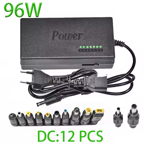 DC 12V/15V/16V/18V/19V/20V/24V 4.5A 96W 65W Laptop AC Universal Power Adapter Charger for ASUS DELL 