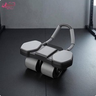 [Abbraccia] Four wheel ab roller with grooved wheels; four wheel ab roller with Black