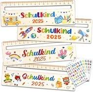Reading Aid Children 1 Class, Pack of 4 Rulers Personalised First Day of School, Meaningful First Da
