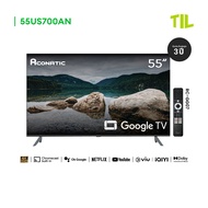 [2023 New Google TV] Aconatic Google TV 4K HDR รุ่น 55US700AN ขนาด 55 นิ้ว ระบบปฏิบัติการ Google/Net