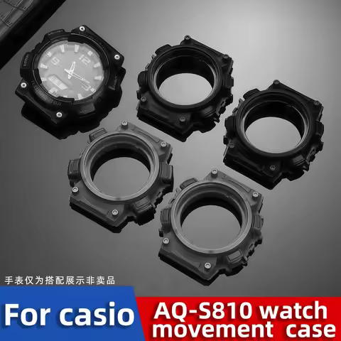 AQ-S810W Inner Shell Repair Kit for Casio G-SHOCK - Plastic Movement Case Mod Accessories (AQ-S810 S