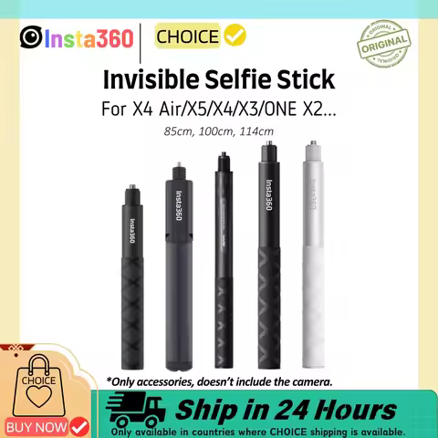 Insta360 Invisible Selfie Stick 114cm 100cm 85cm Extensible Monopod Grip For Insta 360 X6 X5 X4 Air 