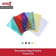 Plastic Button Folder One (Premium) / Plastic Button Folder One Folio Size F4 / Clip Folder