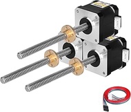 YEJMKJ 3 Pack Nema 17 Stepper Motor TR8x8 200mm with T8 Lead Screw 2 Phase 1.8βΒ°β High Torque 0.44Nm