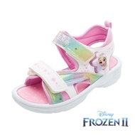 迪士尼Disney - 冰雪奇緣 童鞋 電燈涼鞋 FNKT37129-艾莎&amp;安娜燈殼設計-白-(中童段)