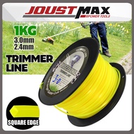 2.4 / 3.0MM 1Kg Grass Trimmer Line Grass Cutter String Grass Trimmer Blade Tali Mesin Rumput Potong 