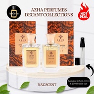 Azha Perfumes Decant Collections ( Oud'n Cuir / Mishmish Al Oud )